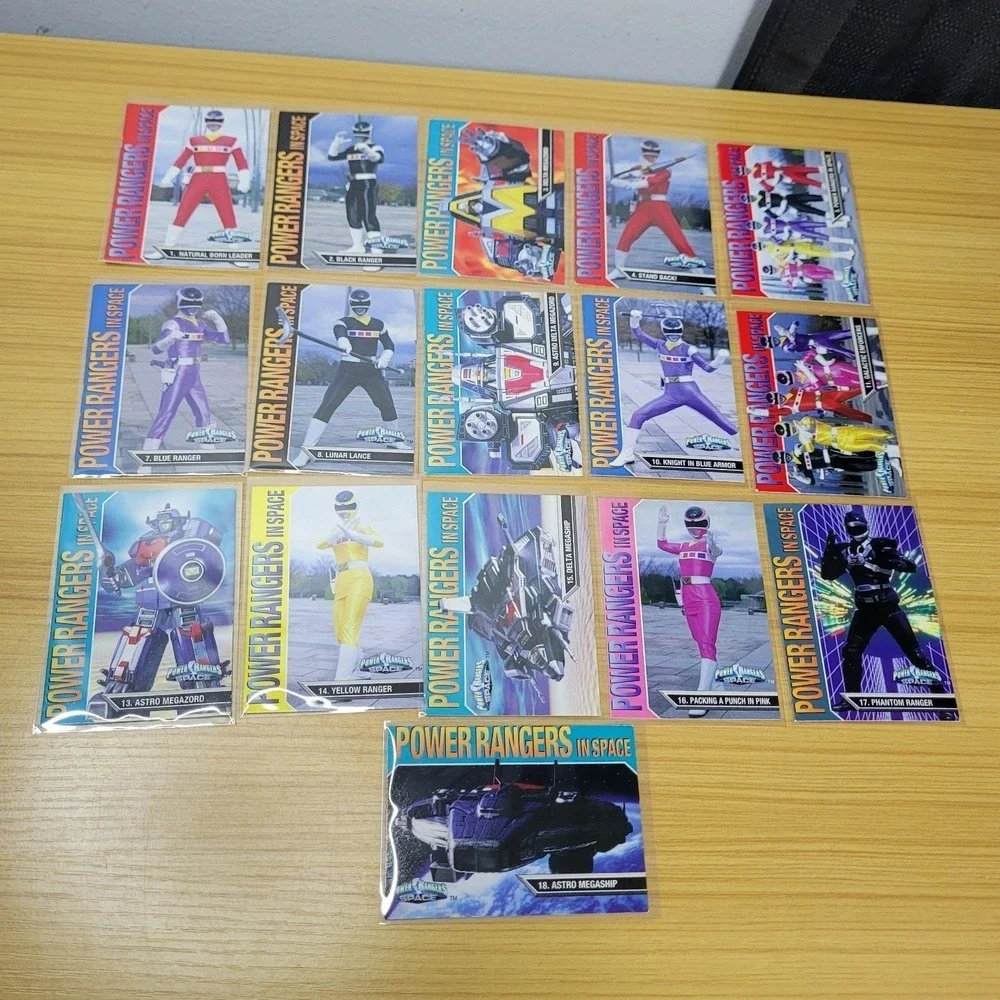 Vintage Power Rangers In Space Card Lot 1997 Bandai Bundle Lot of 16 Cards